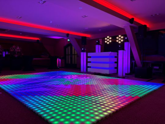 Bedrijfsfeest met Verlichte dansvloer