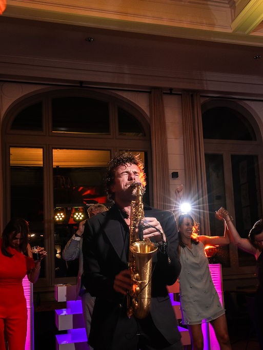 Bruiloft DJ met Saxofonist