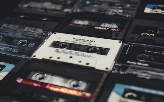 Oude muziek tapes